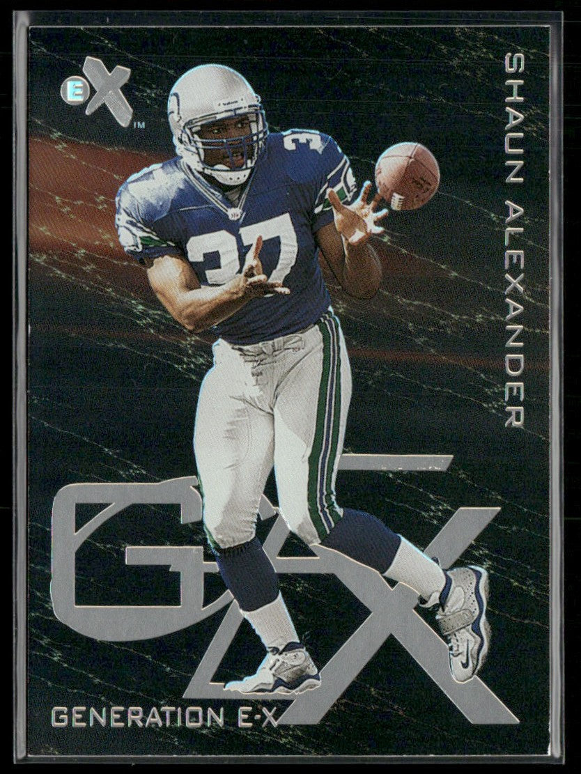 Shaun Alexander 2000 Fleer E-X Generation #4GX Seattle Seahawks