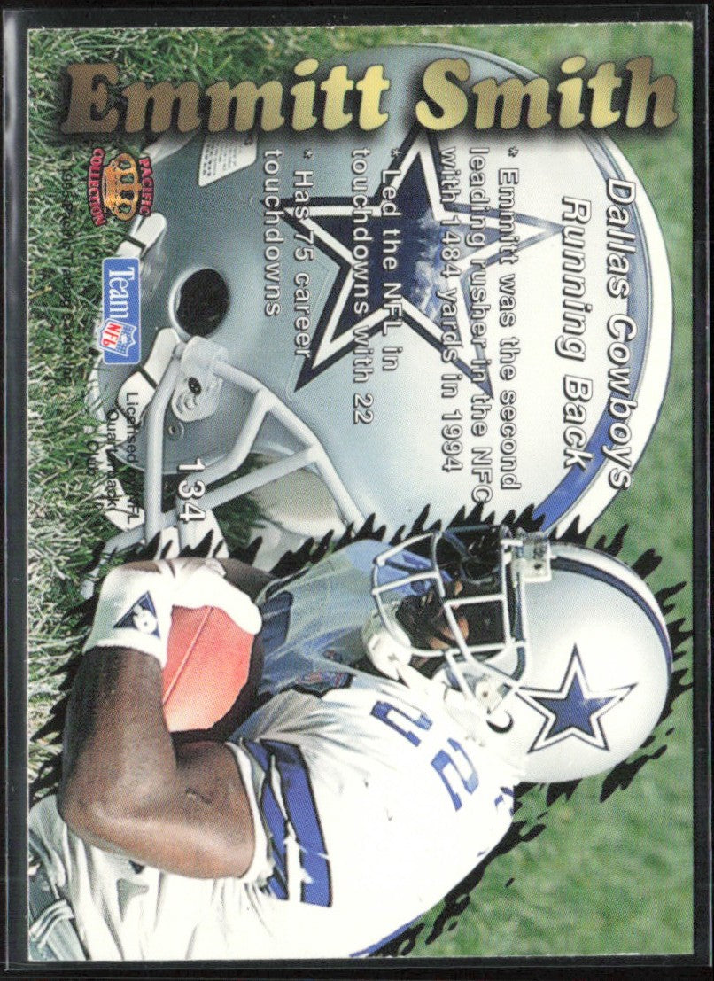 Emmitt Smith 1995 Pacific Collection #134 Dallas Cowboys