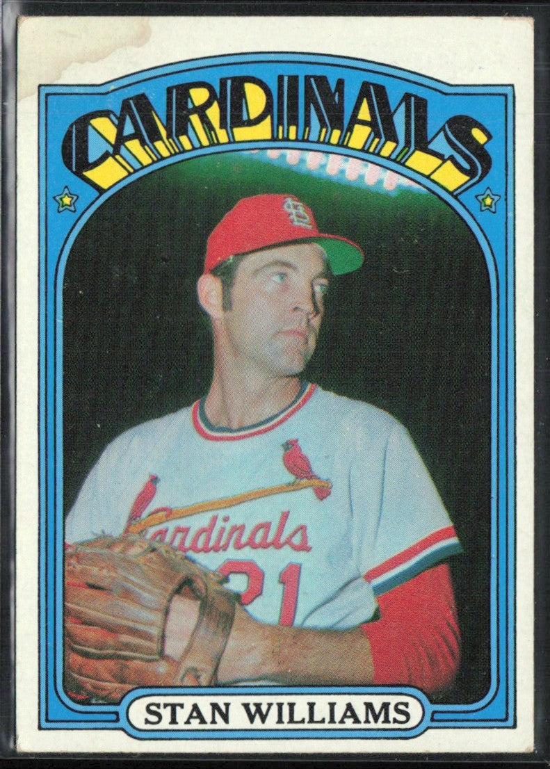 Stan Williams 1972 Topps #9 St. Louis Cardinals