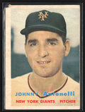 Johnny Antonelli 1957 Topps #105 New York Giants