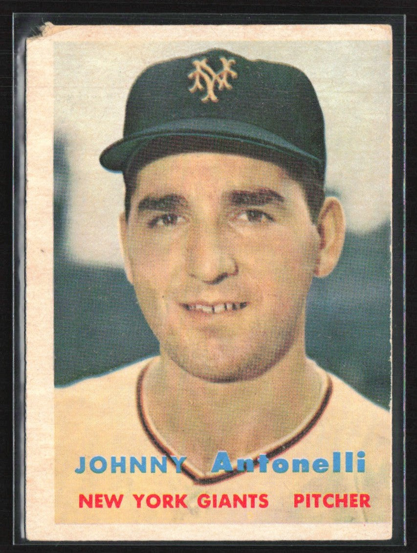 Johnny Antonelli 1957 Topps #105 New York Giants