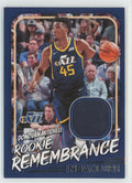 Donovan Mitchell 2022 NBA Hoops Rookie Remembrance Jersey #RR-DMU Utah Jazz