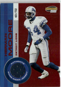 Herman Moore 2001 Pacific Invincible Red /750 Jersey #82 Detroit Lions