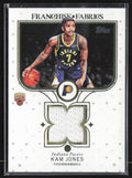 Kam Jones 2025 Topps Franchise Fabrics RC Jersey #FF-KO Indiana Pacers