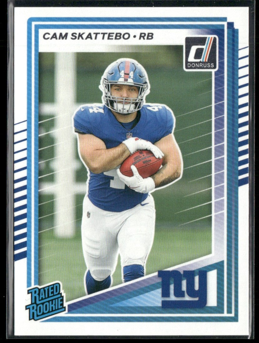 Cam Skattebo 2025 Donruss RC #302 New York Giants