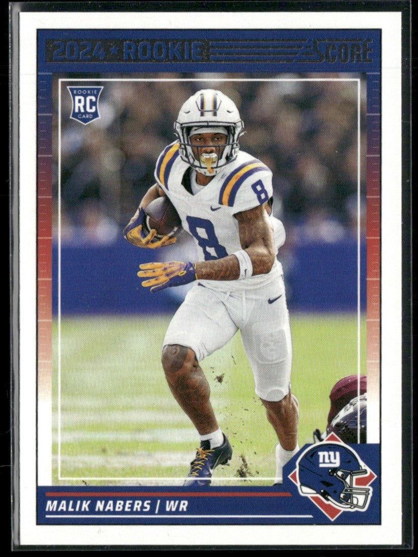 Malik Nabers 2024 Score RC #306 New York Giants