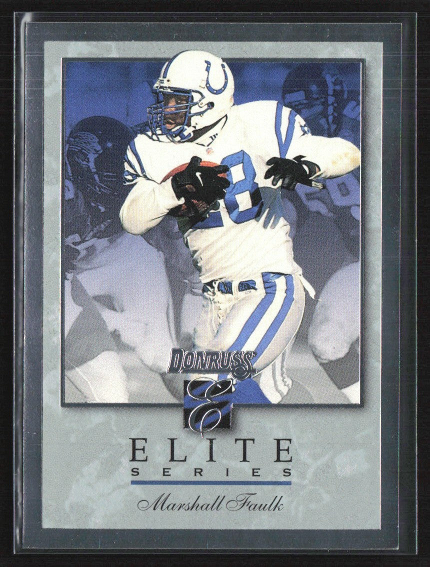 Marshall Faulk 1996 Donruss Elite /10000 #3 Indianapolis Colts