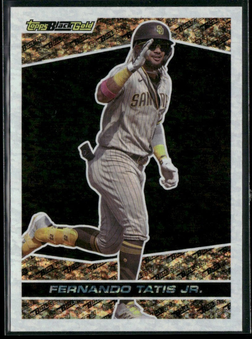 Fernando Tatis Jr. 2021 Topps Update Black Gold #BG-1 San Diego Padres