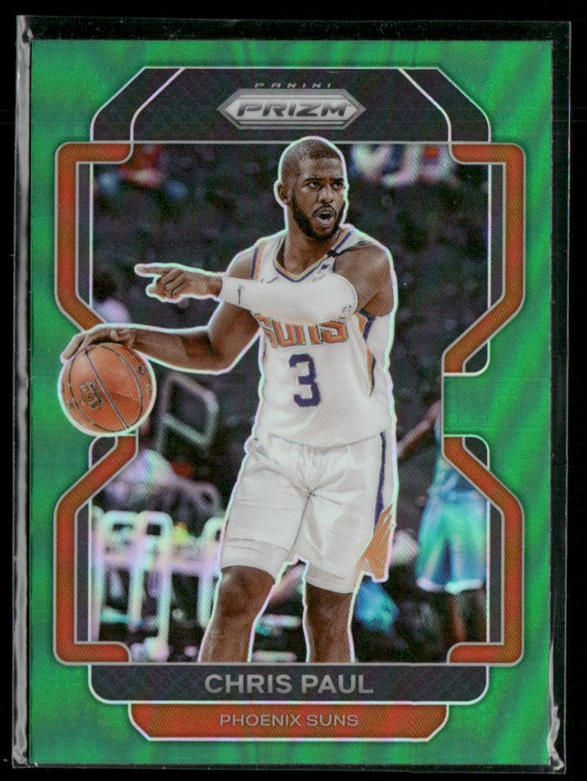 Chris Paul 2021 Panini Prizm Green #89 Phoenix Suns