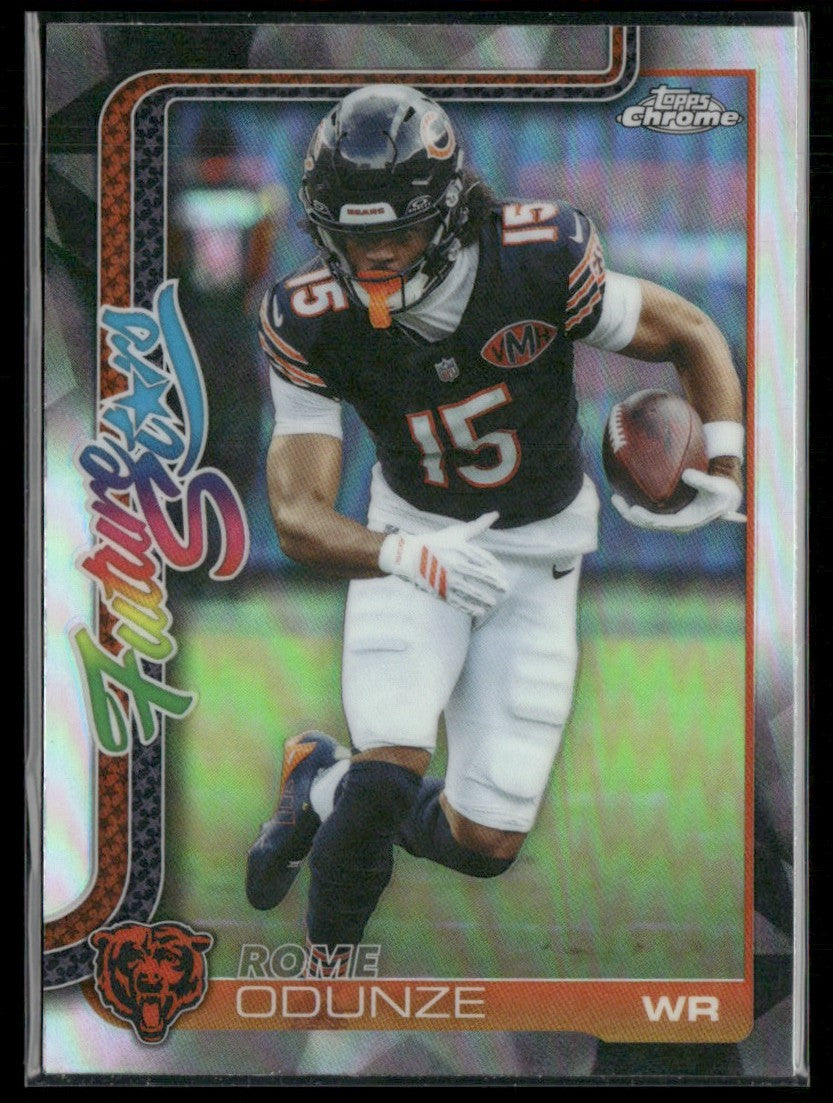 Rome Odunze 2025 Topps Chrome Future Stars Refractor #FS-2 Chicago Bears