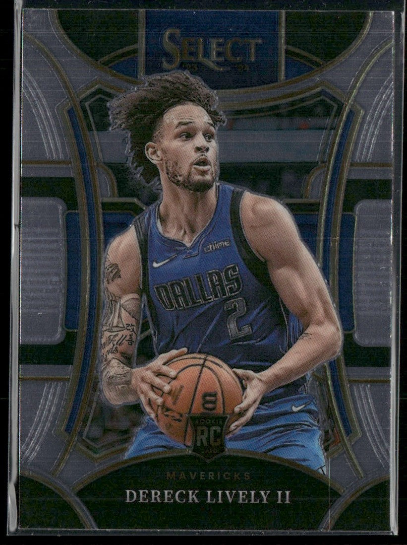 Dereck Lively II 2023 Panini Select Mezzanine RC #313 Dallas Mavericks