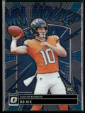 Bo Nix 2024 Donruss Optic My House! RC #10 Denver Broncos