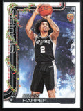 Dylan Harper 2025 Topps Holiday RC #H162 San Antonio Spurs