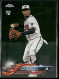 Ozzie Albies 2018 Topps Chrome Update RC #HMT76 Atlanta Braves