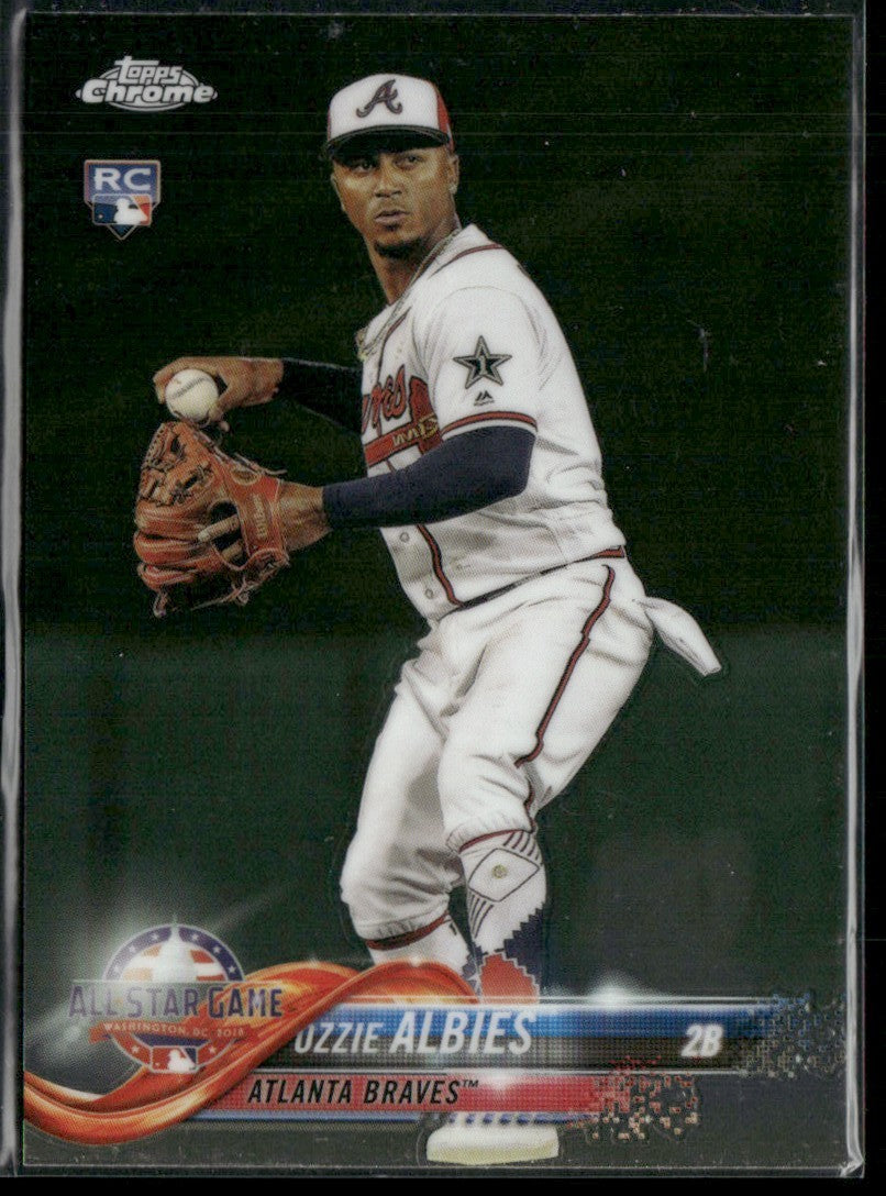 Ozzie Albies 2018 Topps Chrome Update RC #HMT76 Atlanta Braves