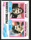 Ken Anderson/Joe Montana 1982 Topps #257 Cincinnati Bengals/San Francisco 49ers