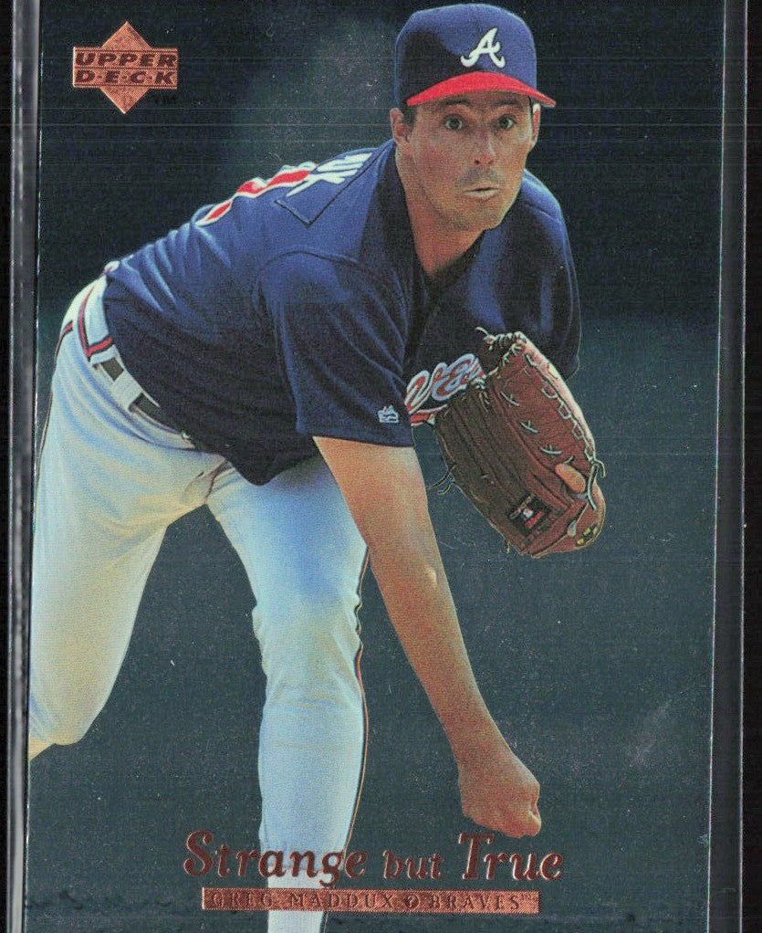 Greg Maddux 1996 Upper Deck Strange But True #422 Atlanta Braves