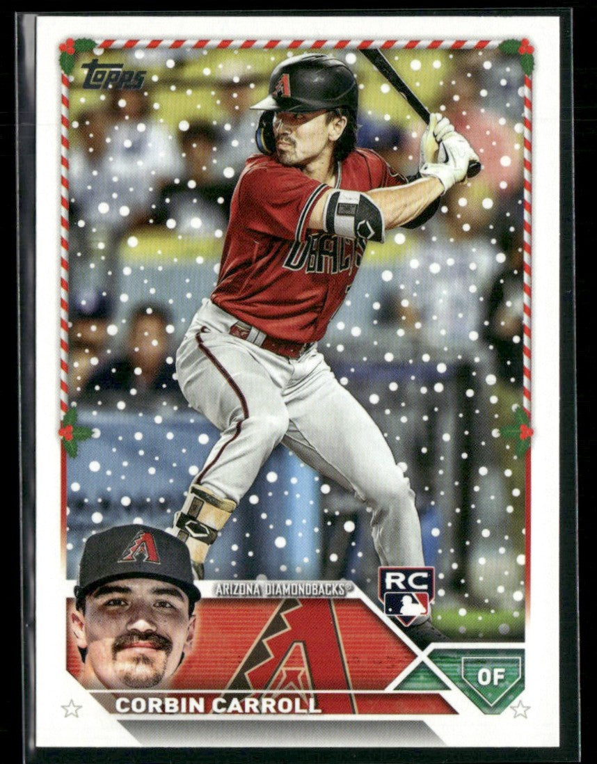 Corbin Carroll 2023 Topps Holiday RC #H113 Arizona Diamondbacks