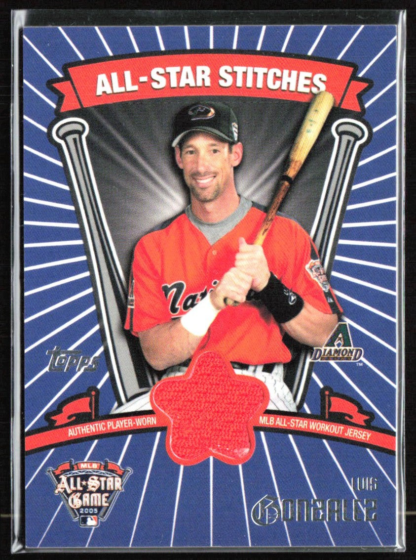 Luis A. Gonzalez 2005 Topps Update All-Star Stitches #ASR-LG