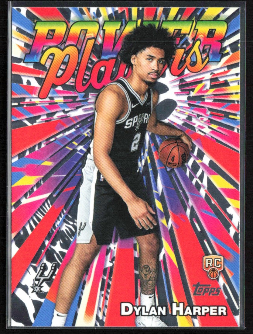 Dylan Harper 2025 Topps Power Players #PP-17 San Antonio Spurs