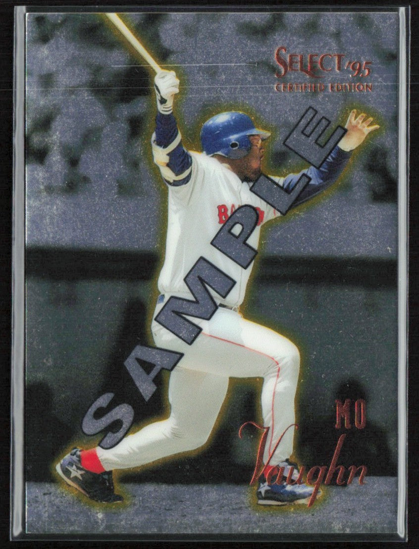 Mo Vaughn 1995 Select Certified Edition Sample #10 Boston Red Sox