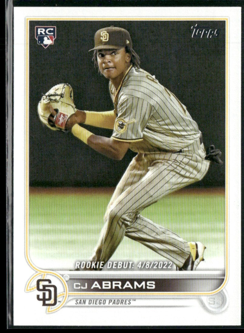 CJ Abrams 2022 Topps Update RC #US327 San Diego Padres