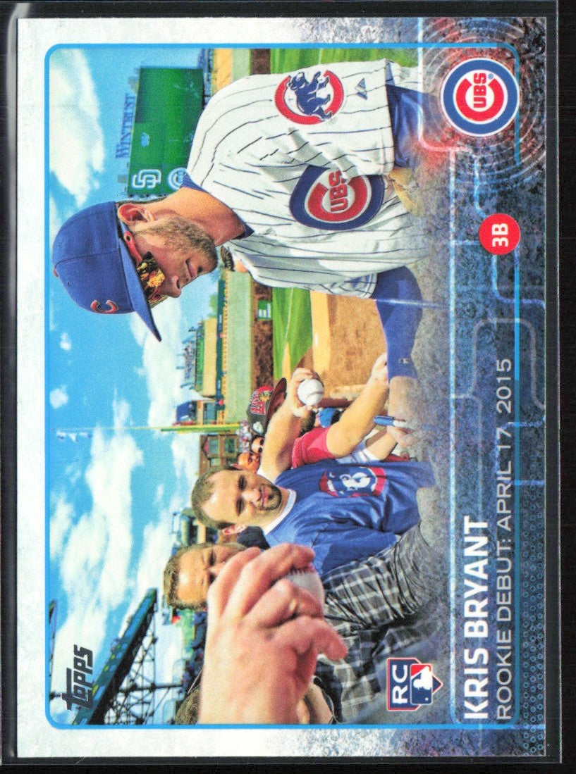 Kris Bryant 2015 Topps Update RC #US283 Chicago Cubs