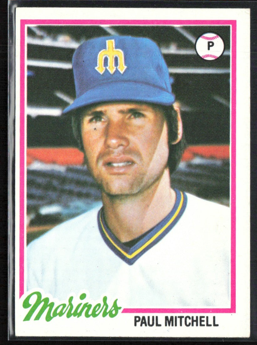 Paul Mitchell 1978 Topps #558 Seattle Mariners