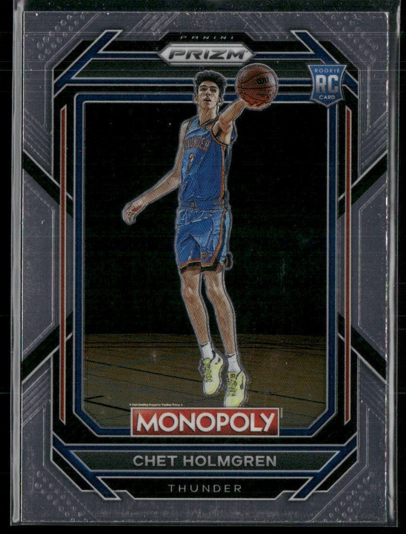 Chet Holmgren 2022 Panini Prizm Monopoly RC #63 Oklahoma City Thunder