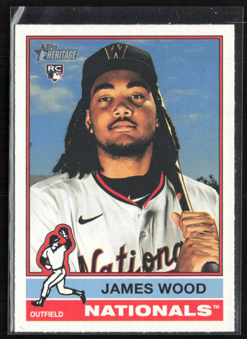 James Wood 2025 Topps Heritage RC #231 Washington Nationals