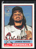 James Wood 2025 Topps Heritage RC #231 Washington Nationals