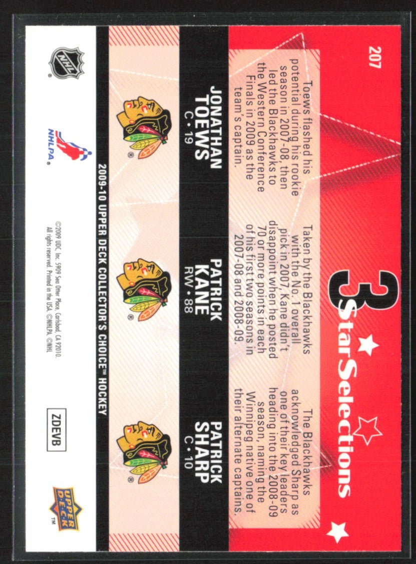 Patrick Sharp/Patrick Kane/Jonathan Toews 2009