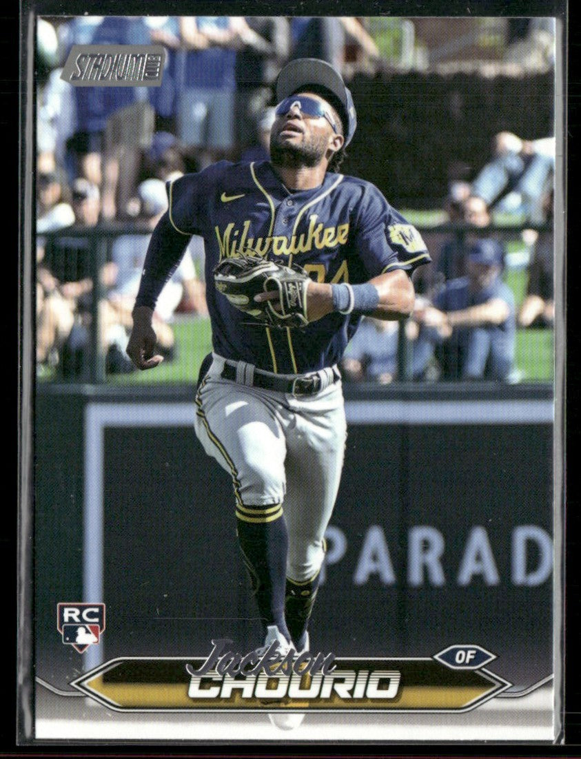 Jackson Chourio 2024 Topps Stadium Club RC #184 Milwaukee Brewers