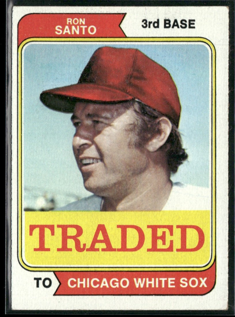 Ron Santo 1974 Topps Traded #270T Chicago White Sox