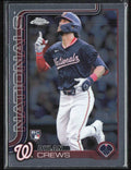 Dylan Crews 2025 Topps Chrome RC #146 Washington Nationals
