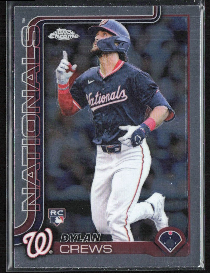 Dylan Crews 2025 Topps Chrome RC #146 Washington Nationals