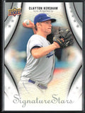 Clayton Kershaw 2009 Upper Deck Signature Stars #30 Los Angeles Dodgers