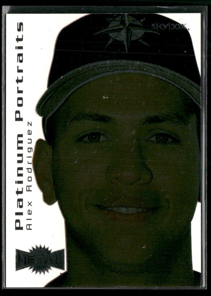 Alex Rodriguez 2000 Metal Platinum Portraits #6 Seattle Mariners