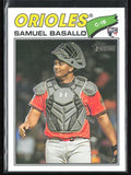 Samuel Basallo 2026 Topps Heritage RC #175 Baltimore Orioles