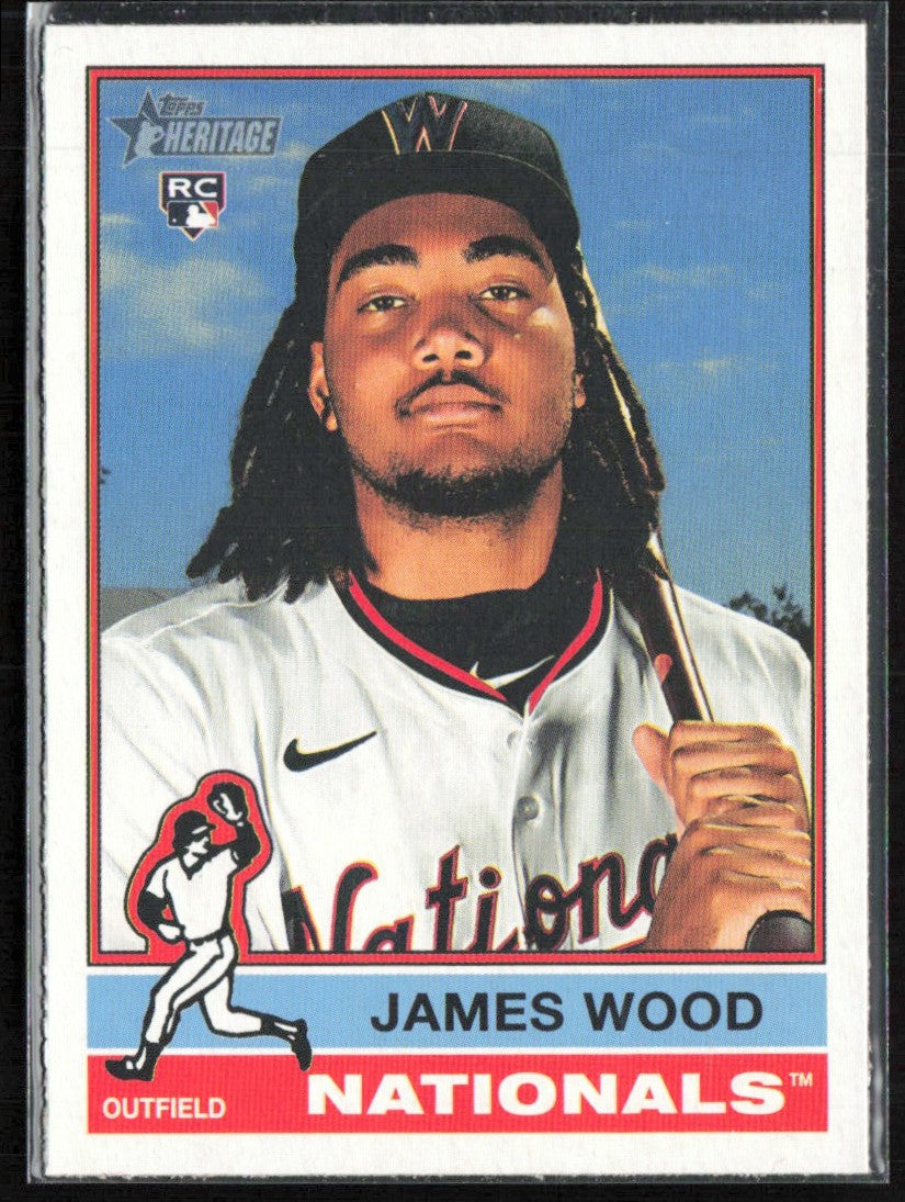 James Wood 2025 Topps Heritage RC #231 Washington Nationals
