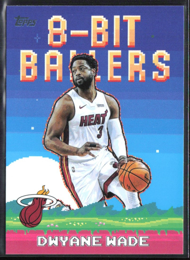 Dwayne Wade 2025 Topps 8-Bit Ballers #8B-23 Miami Heat