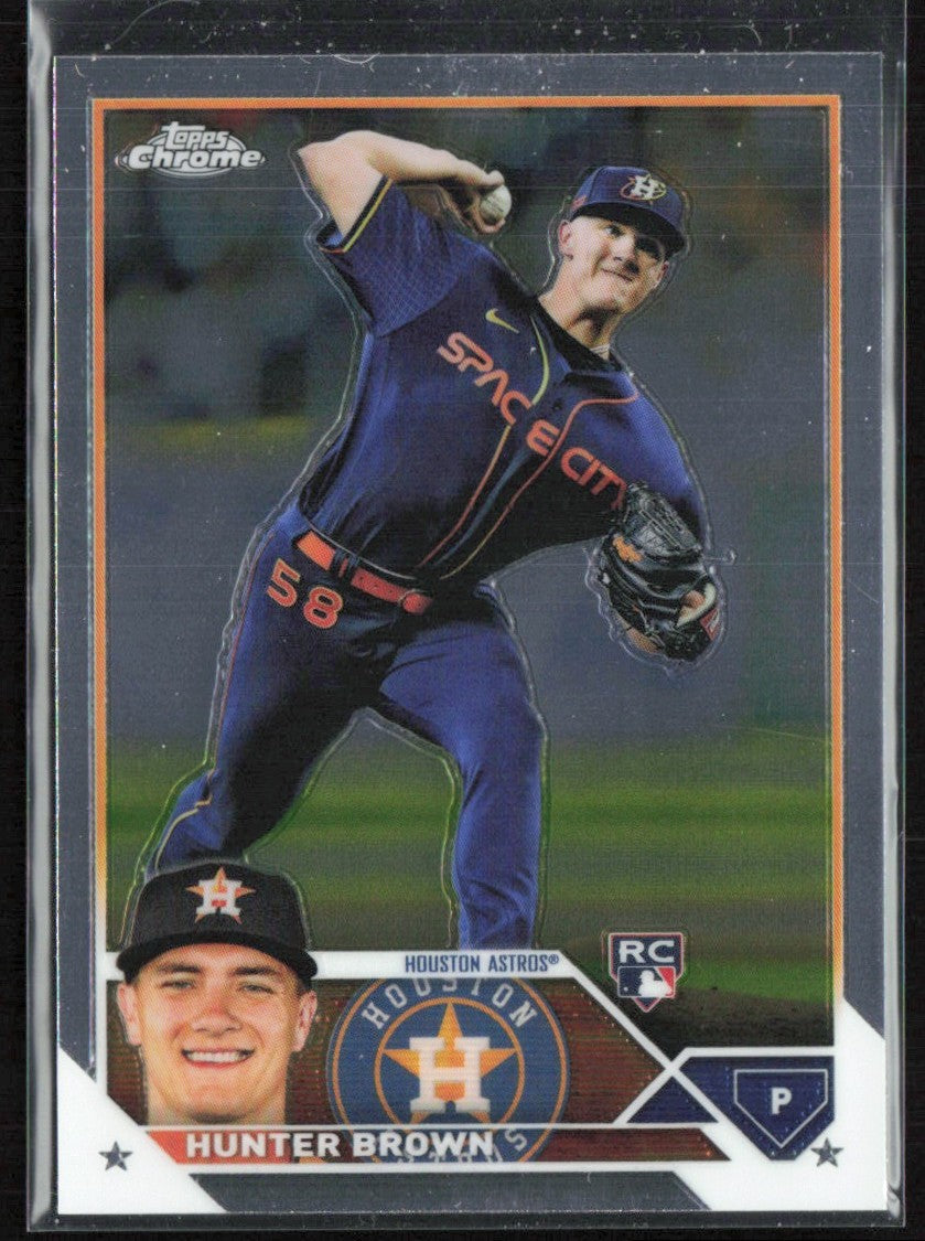 Hunter Brown 2023 Topps Chrome RC #197 Houston Astros