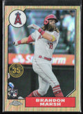 Brandon Marsh 2022 Topps Chrome 1987 Design RC #87BC-18 Los Angeles Angels