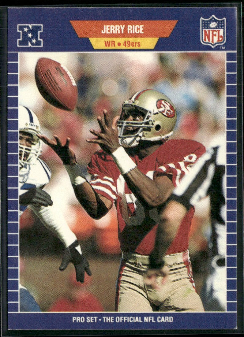 Jerry Rice 1989 Pro Set #383 San Francisco 49ers