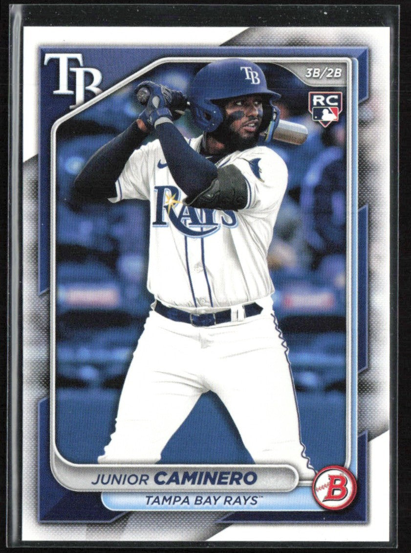 Junior Caminero 2024 Bowman RC #20 Tampa Bay Rays