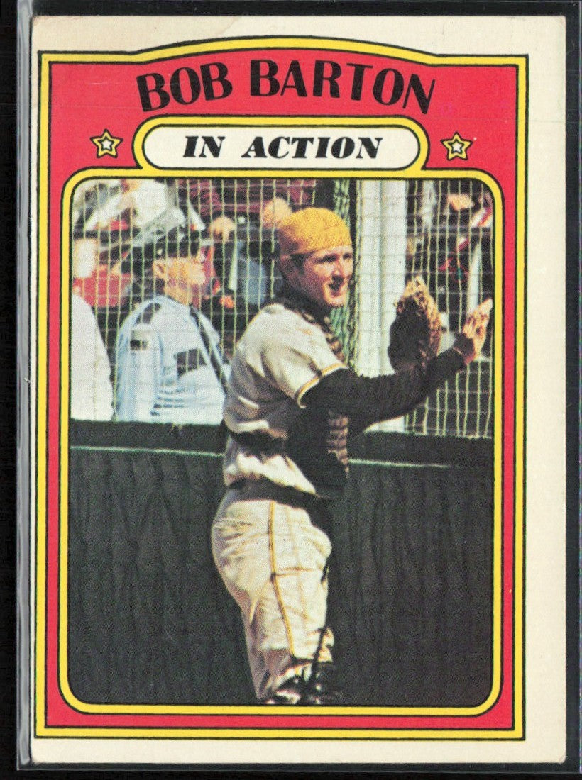 Bob Barton 1972 Topps In Action #40 San Diego Padres