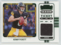 Kenny Pickett 2022 Panini Contenders Rookie Ticket Swatches RC Jersey #RSV-KPI