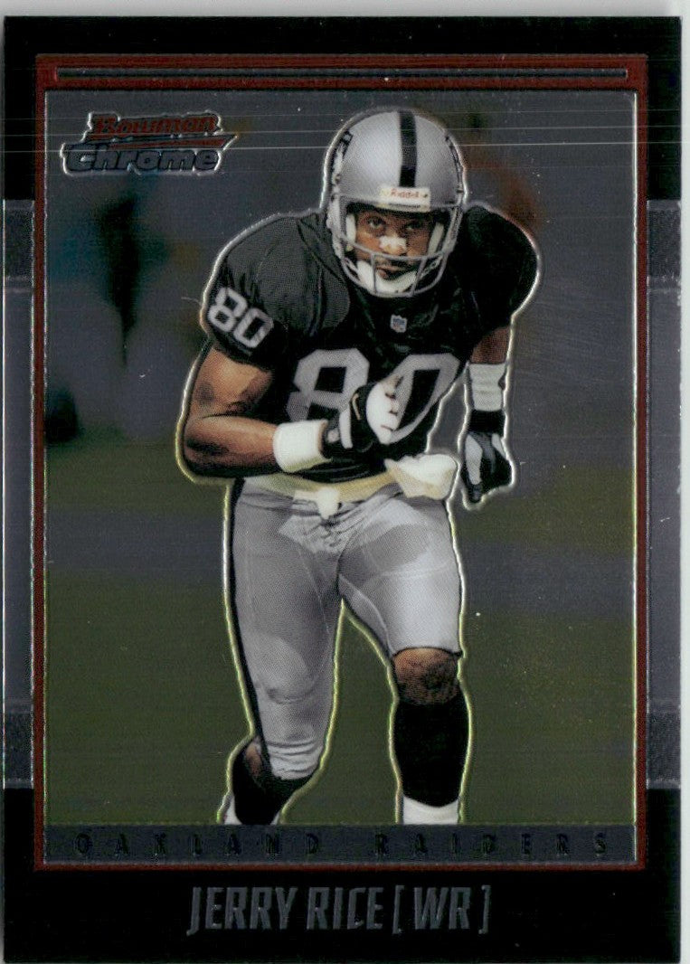 Jerry Rice 2001 Bowman Chrome #100 Oakland Raiders