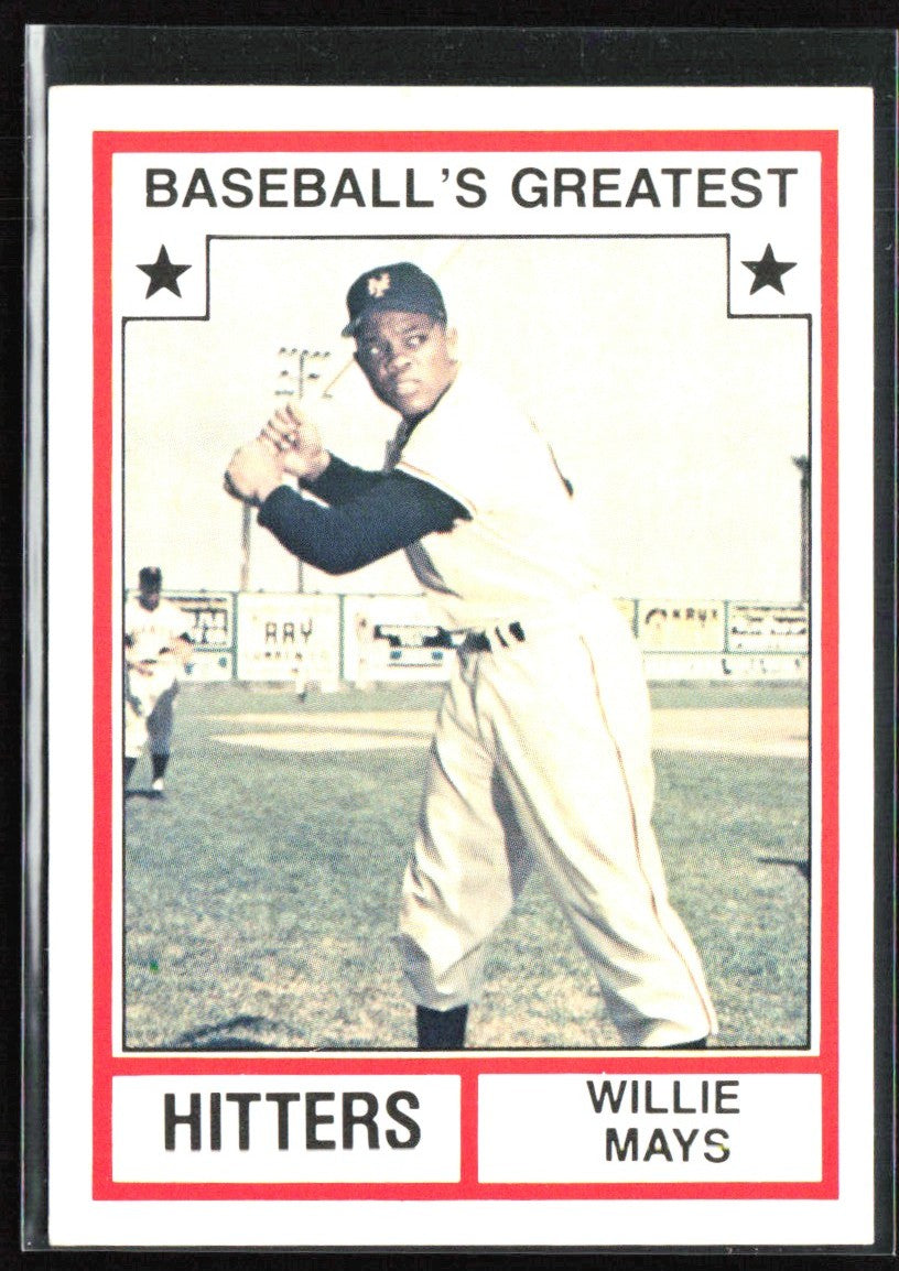 Willie Mays 1982 TCMA Greatest Hitters New York Giants
