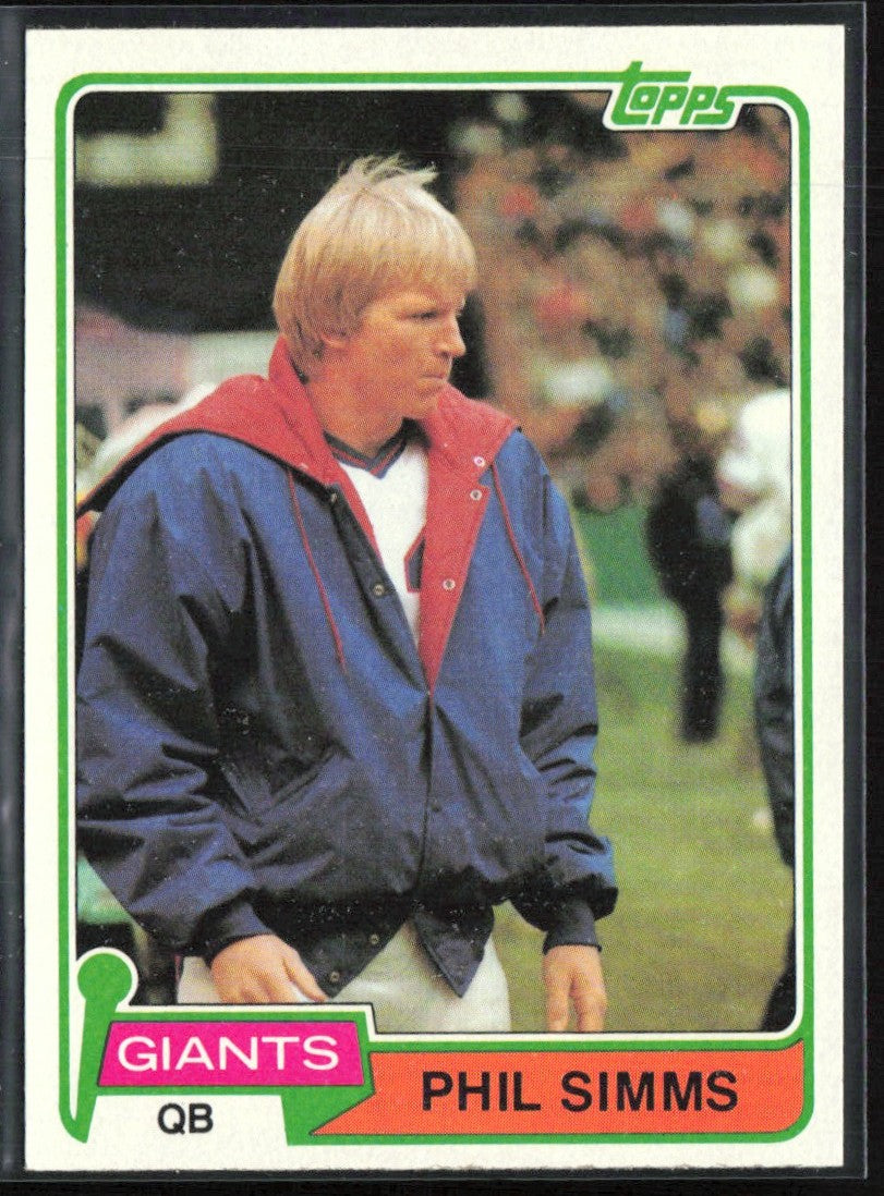 Phil Simms 1981 Topps #55 New York Giants